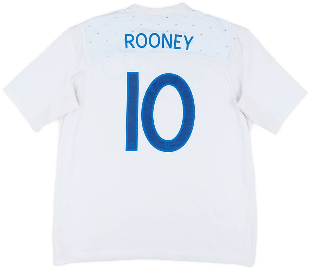 2010-11 England Home Shirt Rooney #10 - 6/10 - (XXL)