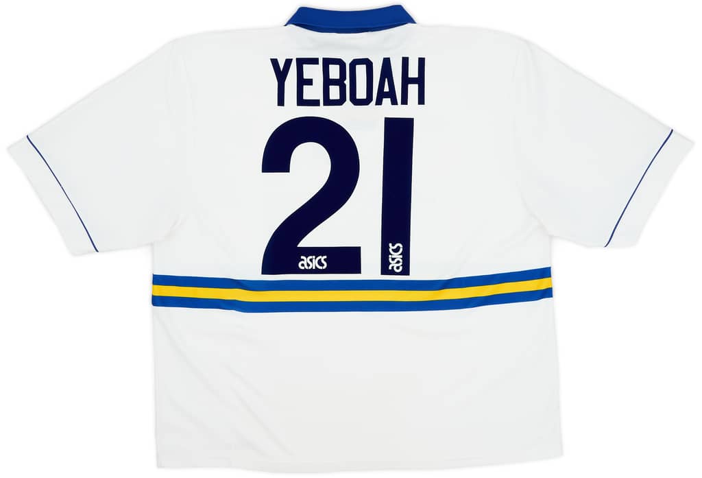 1993-95 Leeds United Home Shirt Yeboah #21 - 9/10 - (XXL)