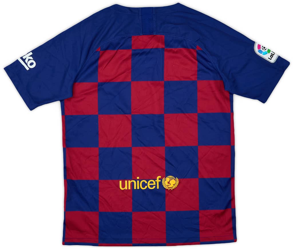2019-20 Barcelona Home Shirt - 7/10 - (XL.Boys)