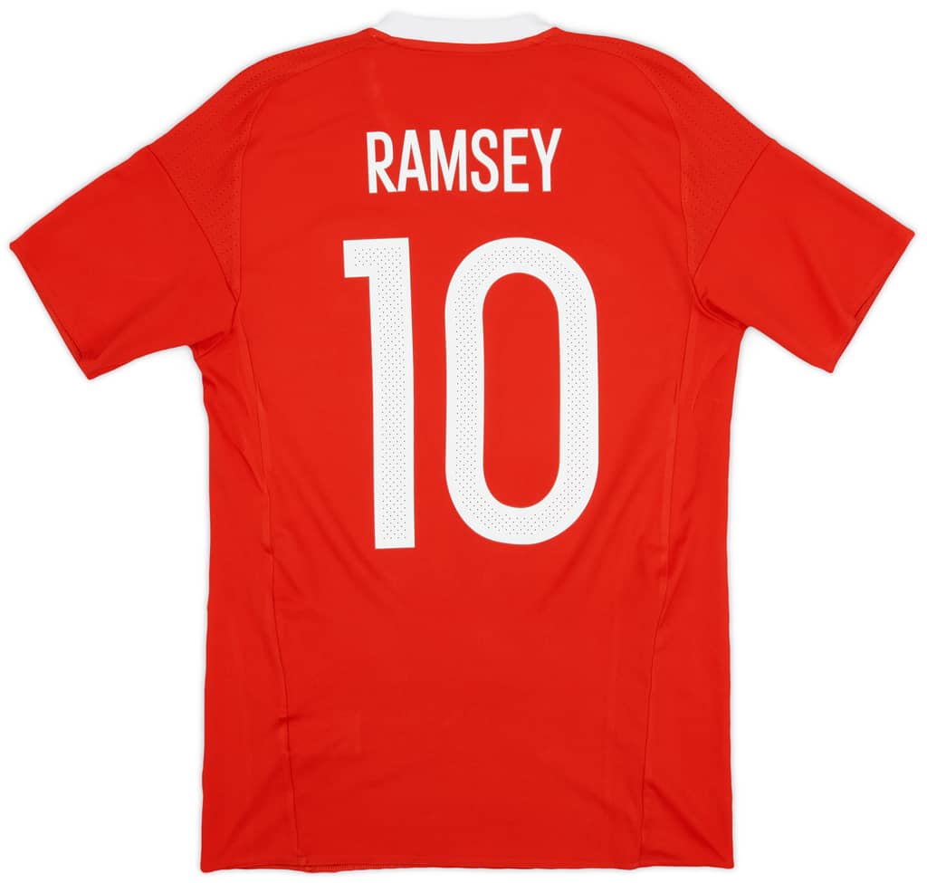 2016-17 Wales Home Shirt Ramsey #10 - 9/10 - (S)