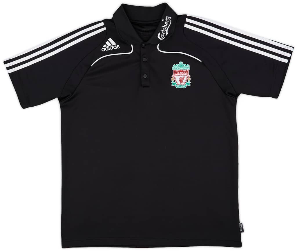 2008-09 Liverpool adidas Polo Shirt - 8/10 - (L)