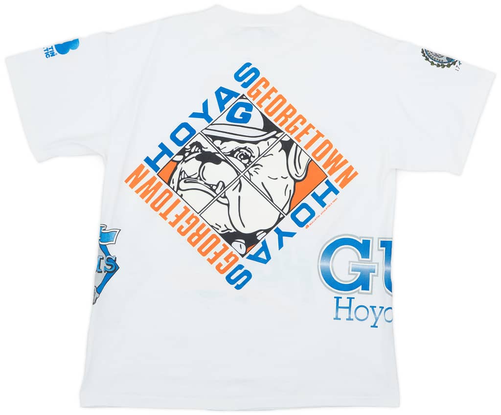 1991-92 Georgetown Hoyas Bulletin Athletic Tee - 9/10 - (One Size)