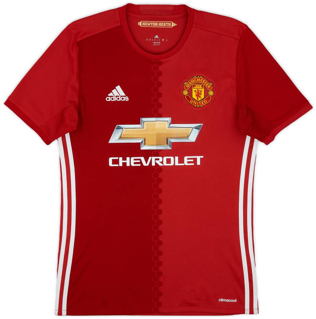 2016-17 Manchester United Home Shirt Ibrahimovic #9 - 7/10 - (S)