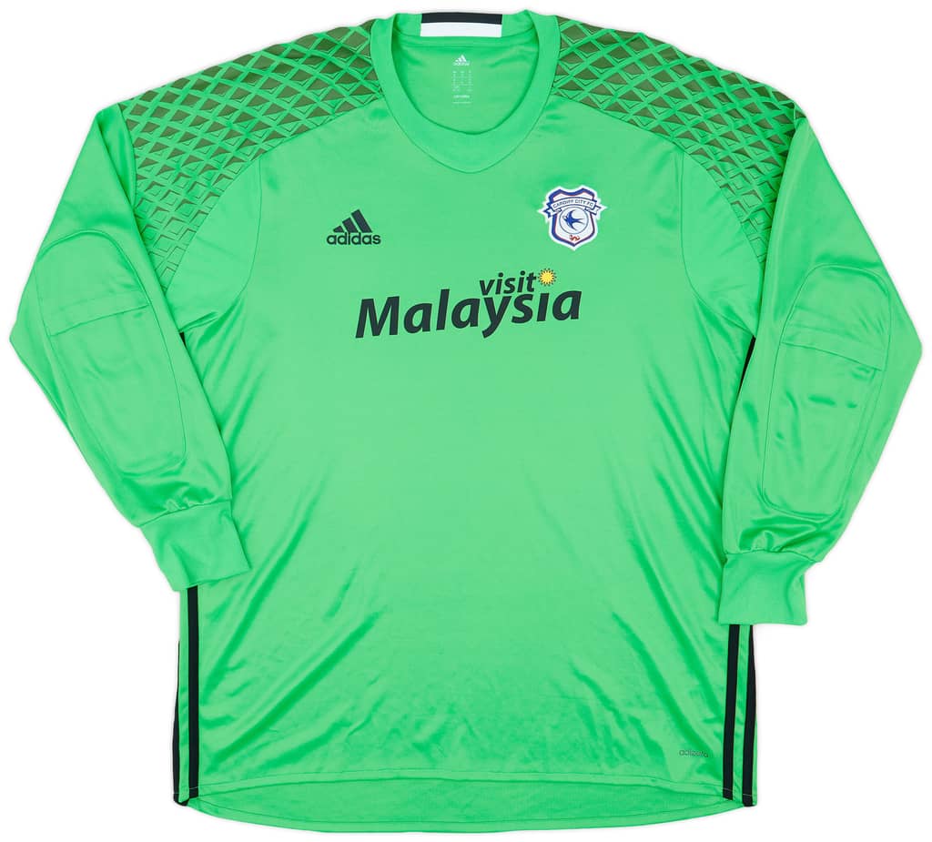 2016-17 Cardiff City adizero GK Shirt - 9/10 - (XL)