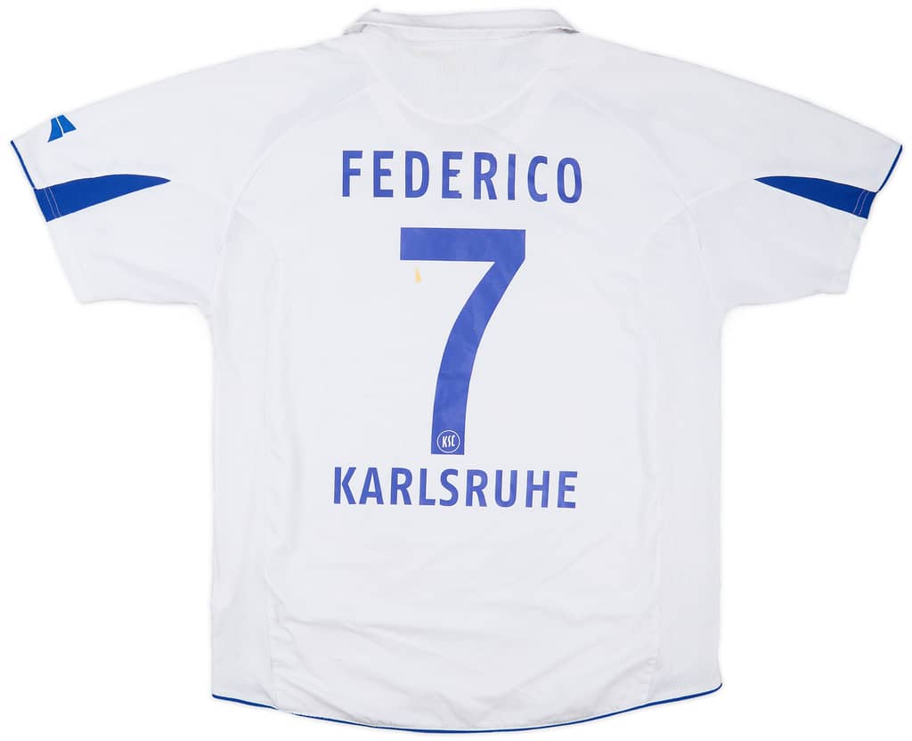 2006-07 Karlsruher Away Shirt Federico #7 - 6/10 - (XXL)