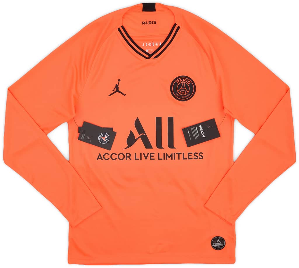 2019-20 Paris Saint-Germain Away L/S Shirt Mbappe #7 (S)