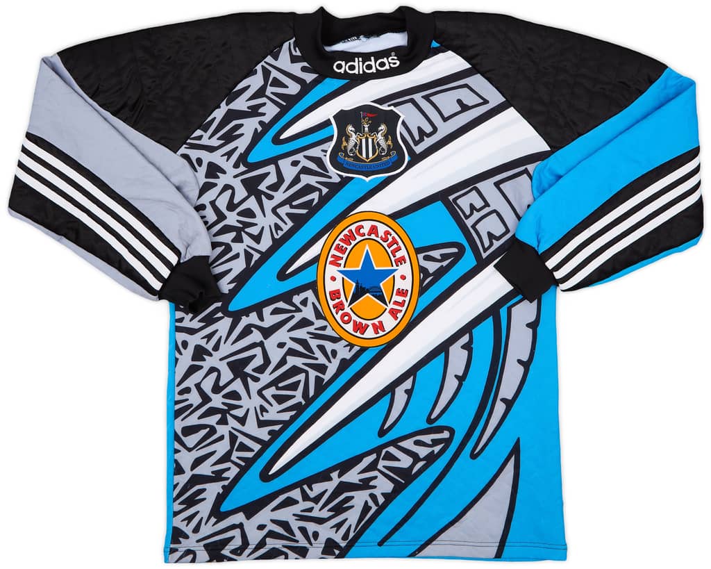 1995-96 Newcastle GK Shirt Hislop #15 - 8/10 - (S)