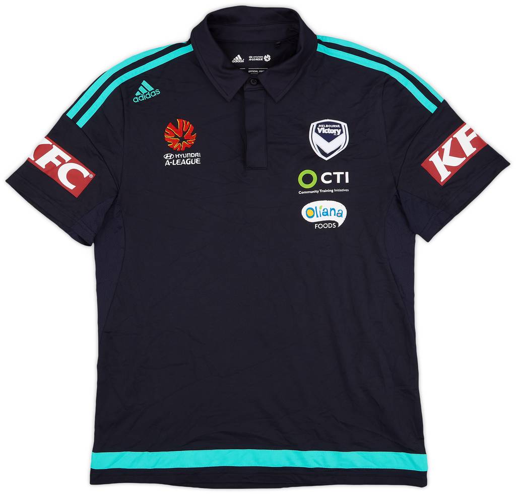 2015-16 Melbourne Victory adidas Polo Shirt - 8/10 - (M)