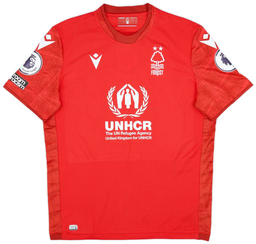 2022-23 Nottingham Forest Match Issue Home Shirt Danilo #28