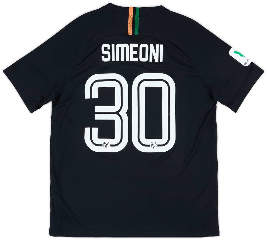 2019-20 Venezia Match Issue Home Shirt Simeoni #30 (L)