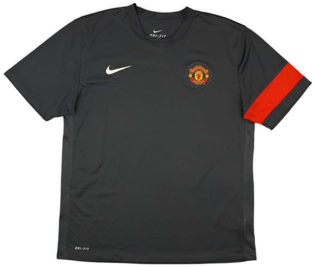2010-11 Manchester United Nike Training Shirt - 7/10 - (L)