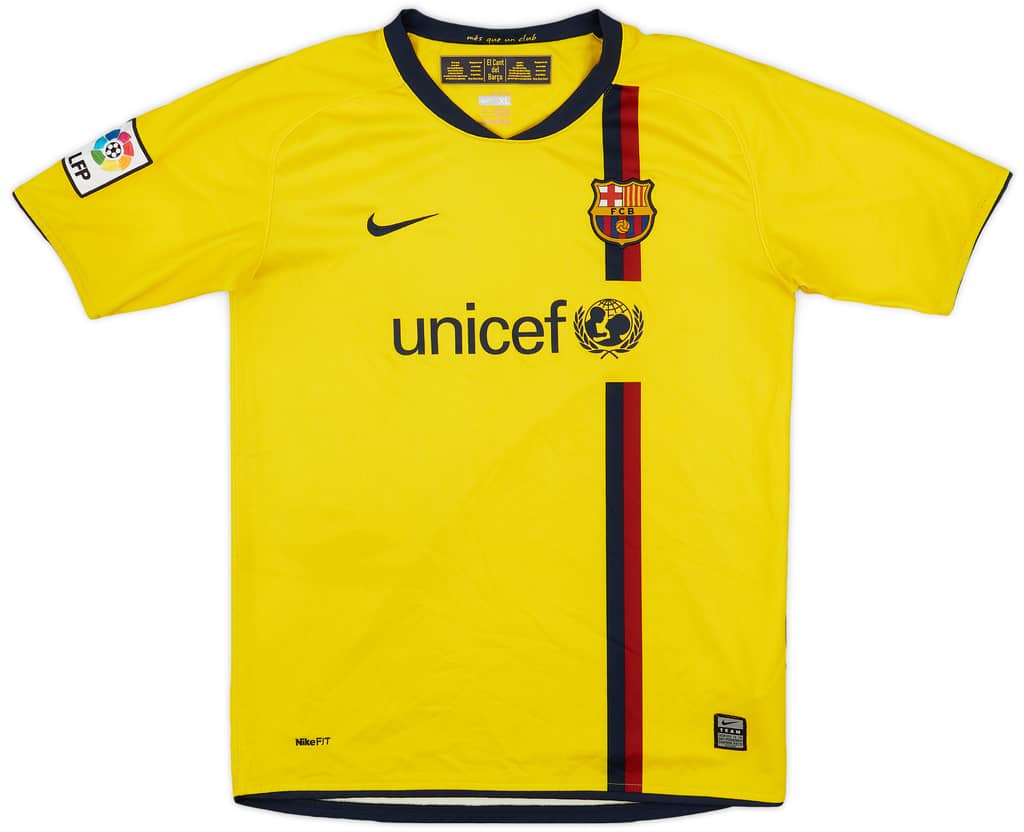 2008-10 Barcelona Away Shirt - 8/10 - (XL.Boys)