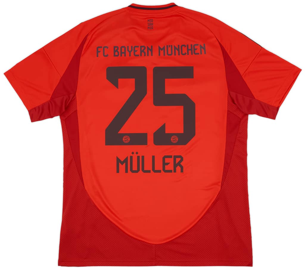 2024-25 Bayern Munich Home Shirt Muller #25