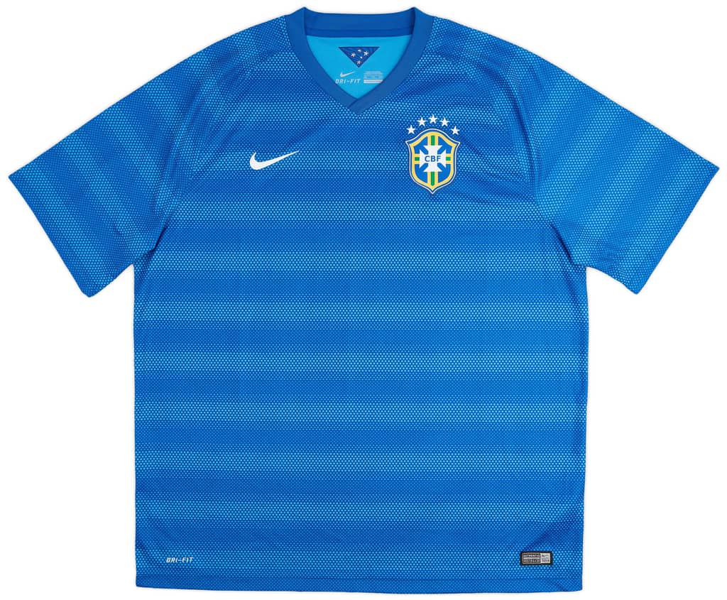 2014-15 Brazil Away Shirt - 9/10 - (XXL)