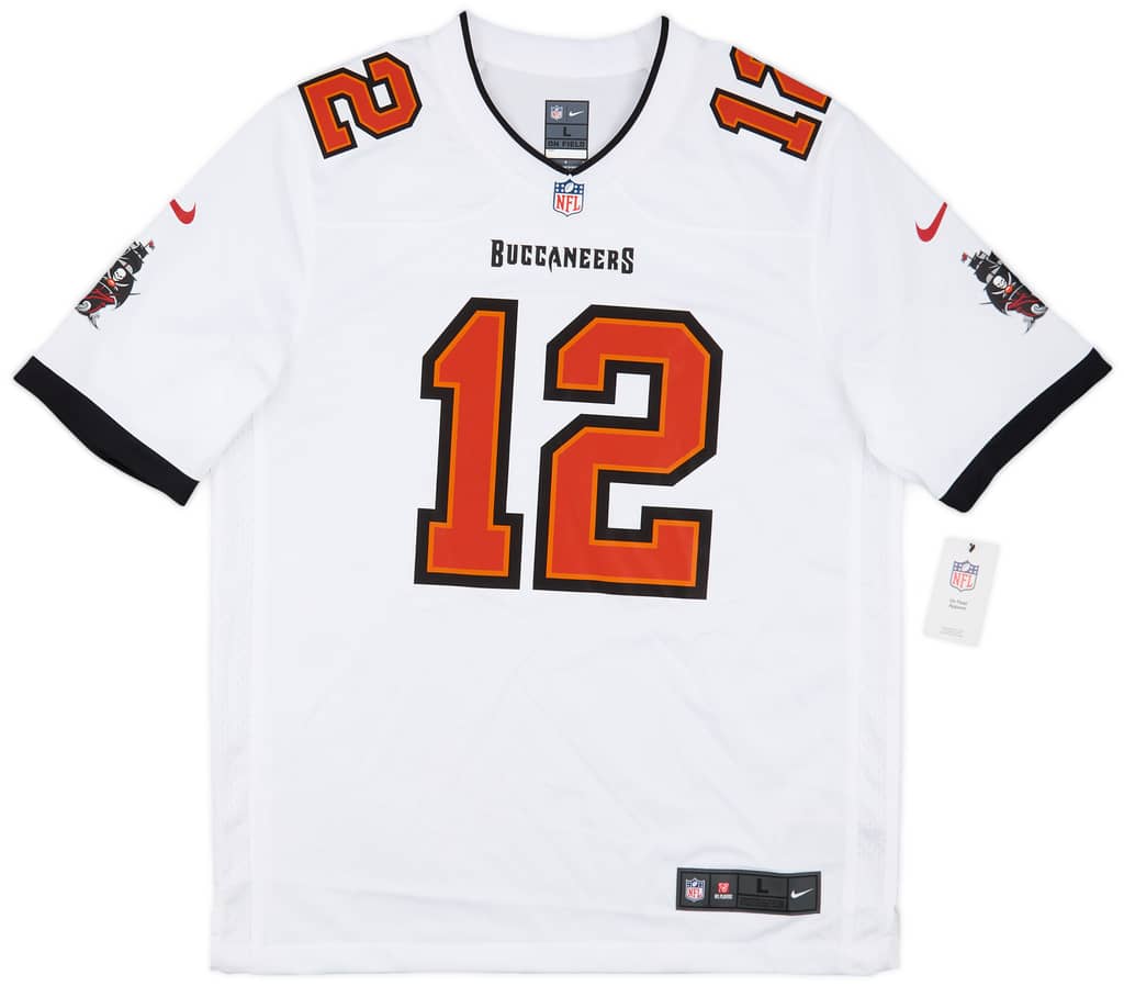 2020-22 Tampa Bay Buccaneers Brady #12 Nike Game Away Jersey (L)