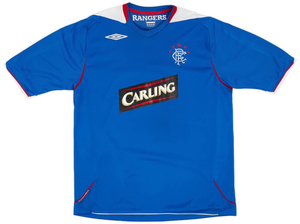 2006-07 Rangers Home Shirt - 9/10 - (XL)