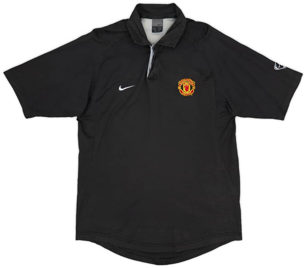 2003-04 Manchester United Nike Polo Shirt - 9/10 - (M)