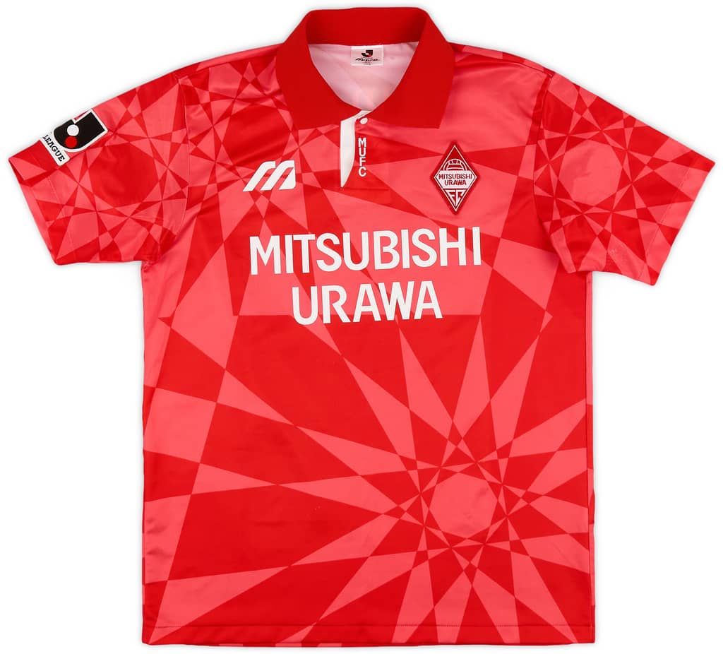 1995-96 Urawa Red Diamonds Home Shirt - 8/10 - (L)