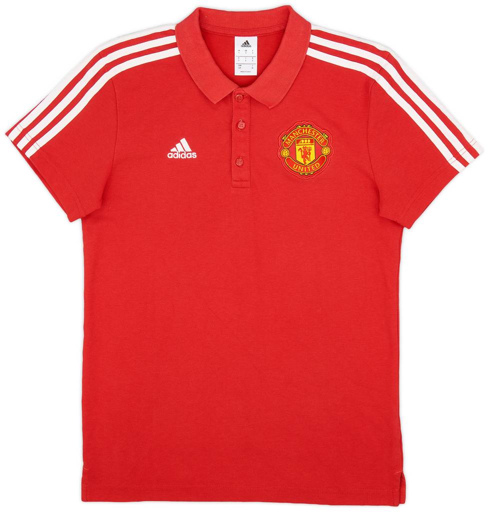 2016-17 Manchester United adidas Polo Shirt - 8/10 - (S)