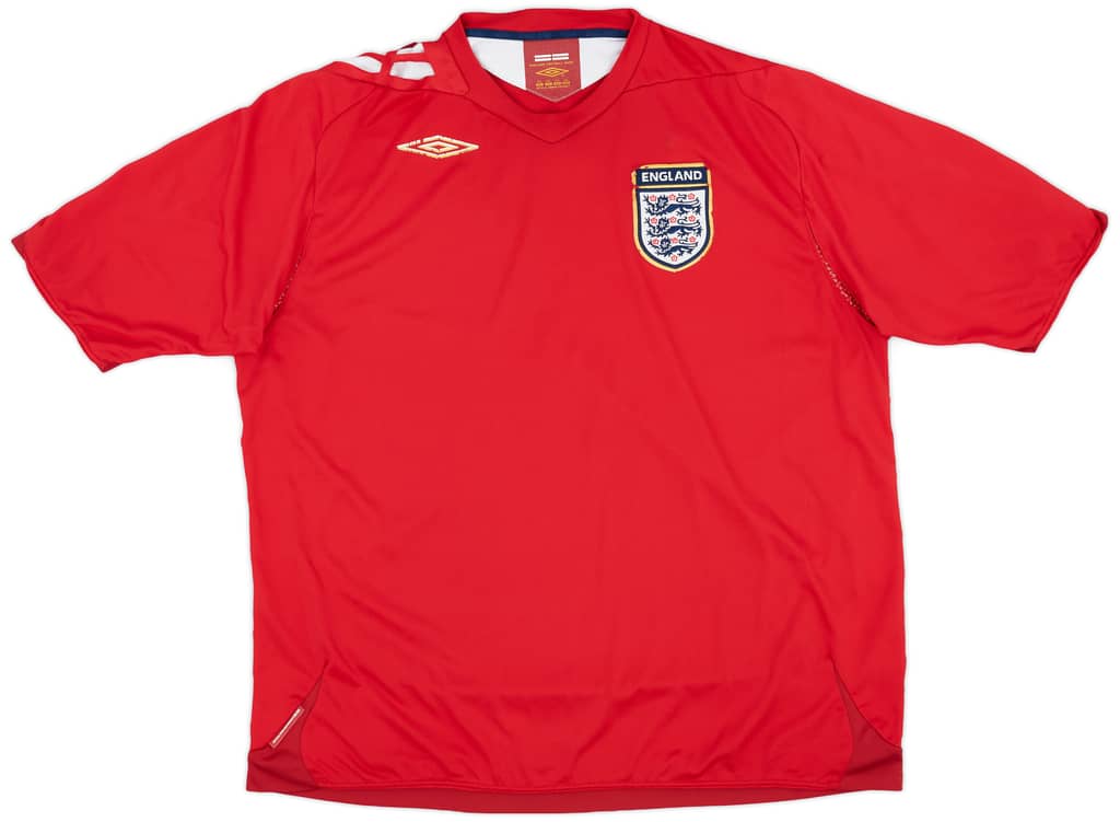 2006-08 England Away Shirt - 5/10 - (XXL)