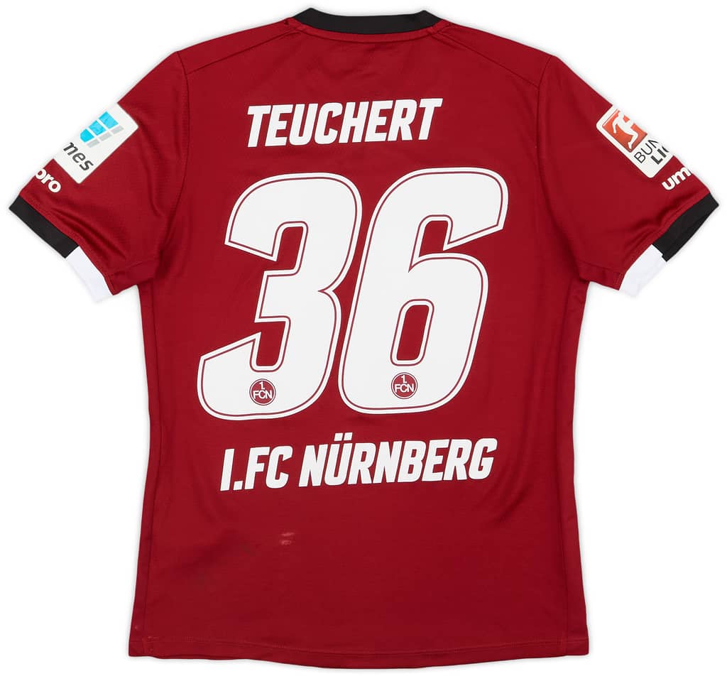 2016-17 Nurnberg Squad Signed Home Shirt Teuchert #36 - 7/10 - (XL.Boys)