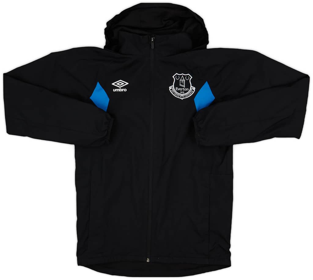 2017-18 Everton Umbro Hooded Rain Jacket - 10/10 - (S)