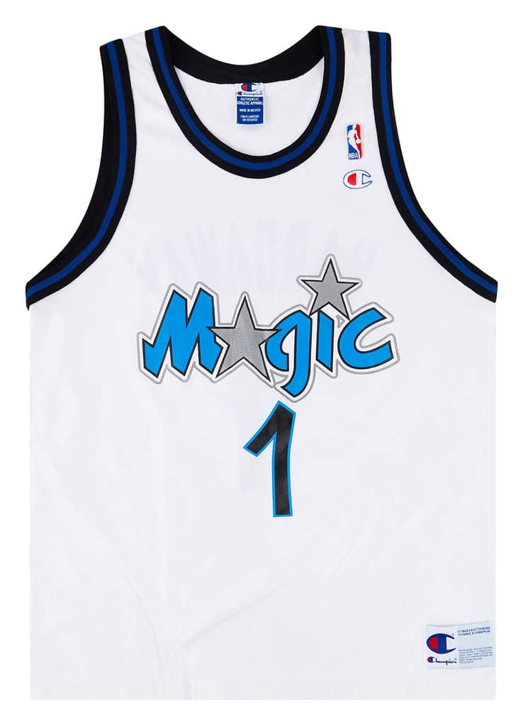 1995-98 Orlando Magic Hardaway #1 Champion Jersey (Home) L