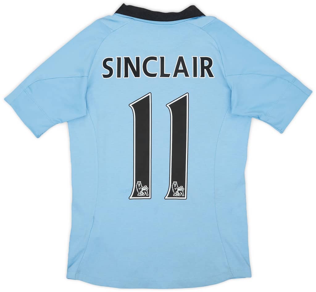 2012-13 Manchester City Home Shirt Sinclair #11 - 8/10 - (M.Boys)