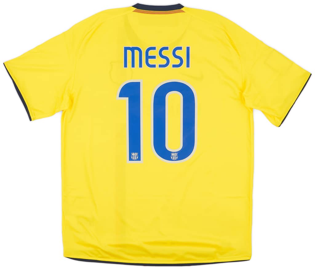 2008-10 Barcelona Away Shirt Messi #10 (L)