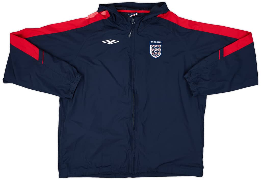 2007-09 England Umbro Hooded Rain Jacket - 5/10 - (XXL)