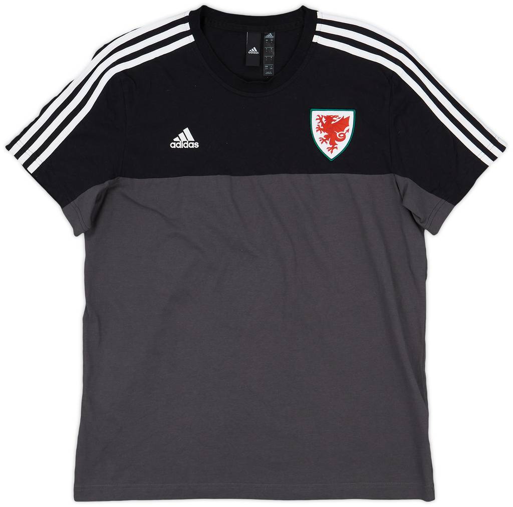 2020-21 Wales adidas Cotton Tee - 8/10 - (L)