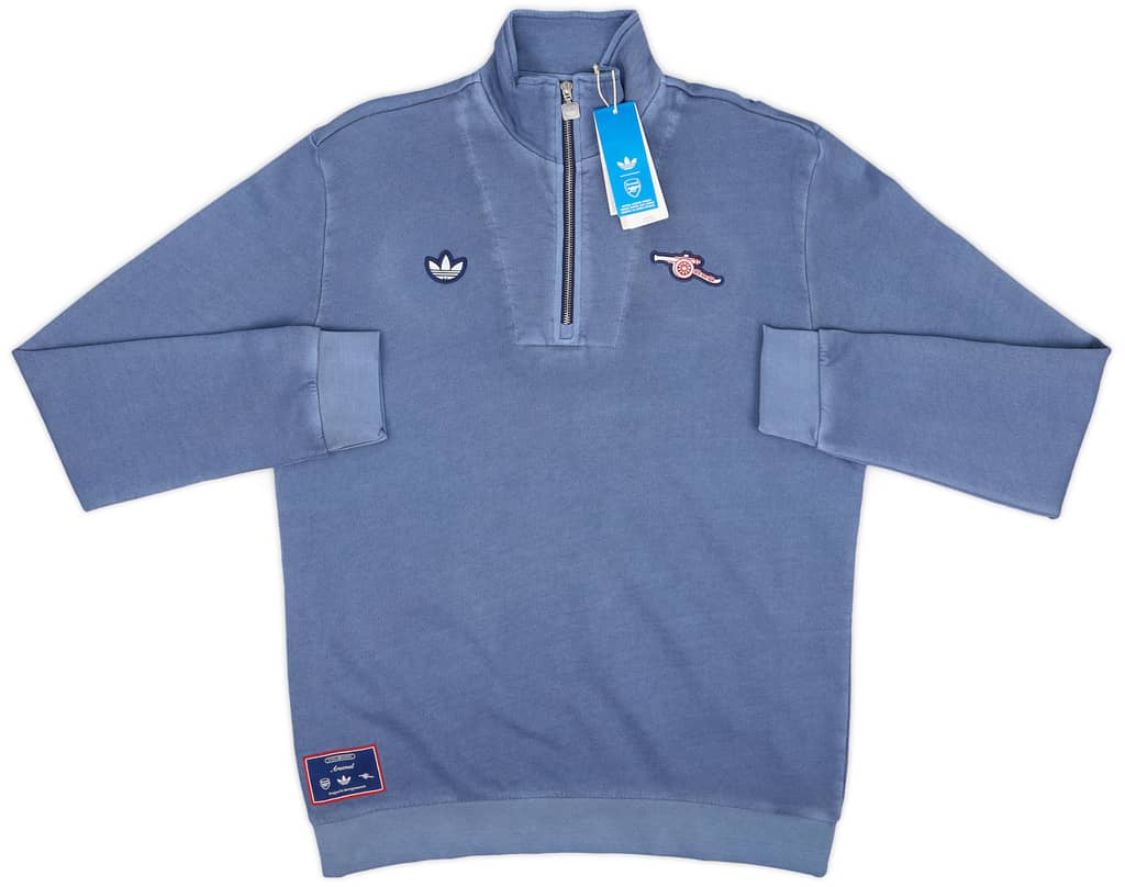 2024-25 Arsenal adidas Originals Terrace Icons 1/4 Zip Top
