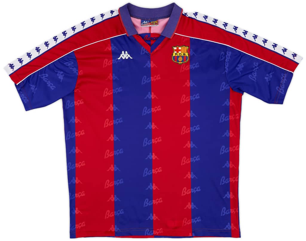 1992-95 Barcelona Home Shirt - 9/10 - (XL)