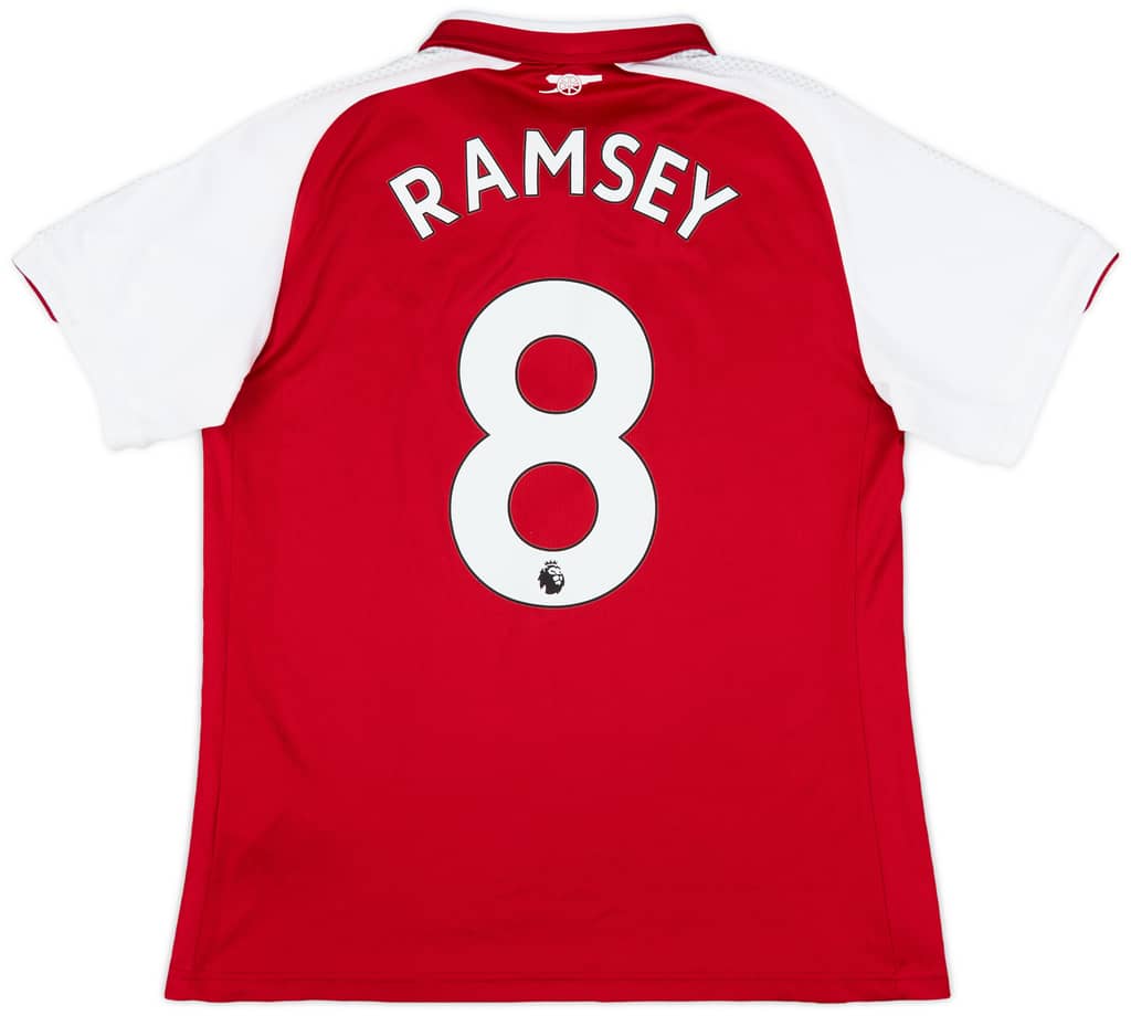 2017-18 Arsenal Home Shirt Ramsey #8 - 10/10 - (Women's XL)