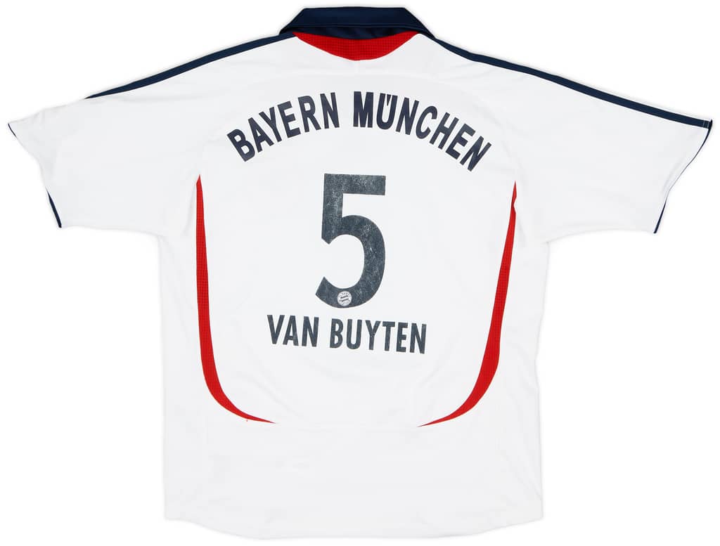 2006-07 Bayern Munich Away Shirt Van Buyten #5 - 6/10 - (XL.Boys)