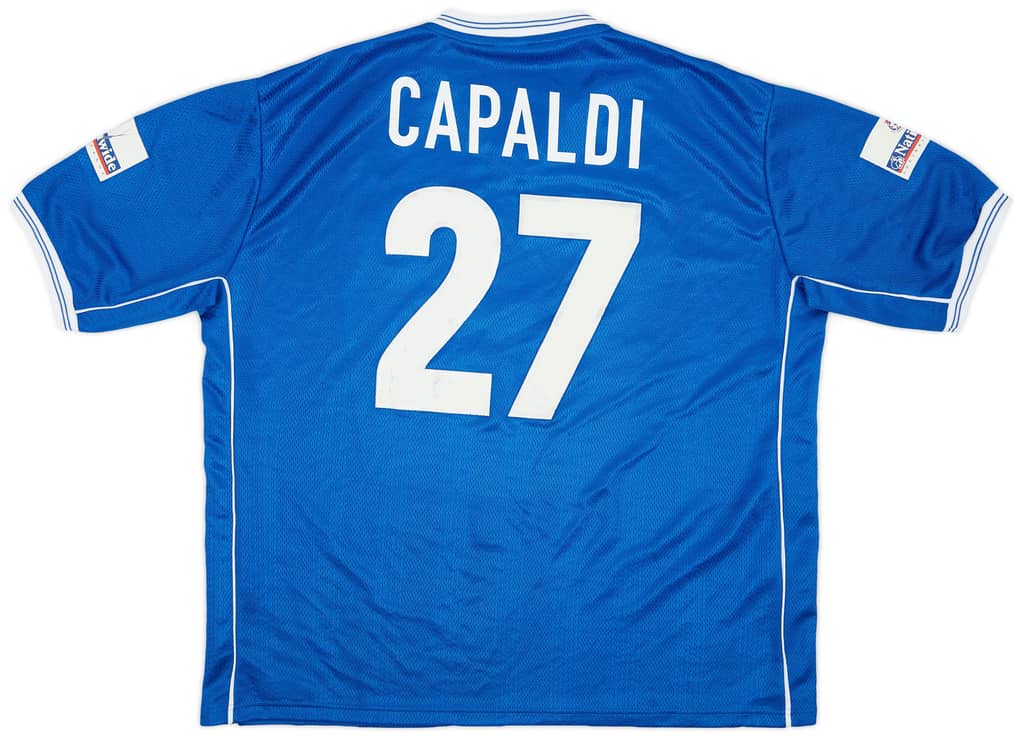 2000-01 Birmingham Match Issue Home Shirt Capaldi #27