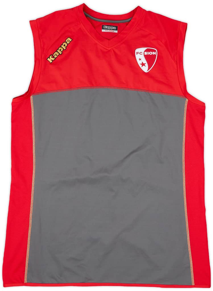 2010-11 FC Sion Kappa Training Vest - 8/10 - (XXL)