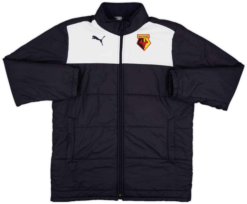 2012-13 Watford Puma Padded Bench Coat - 8/10 - (L)