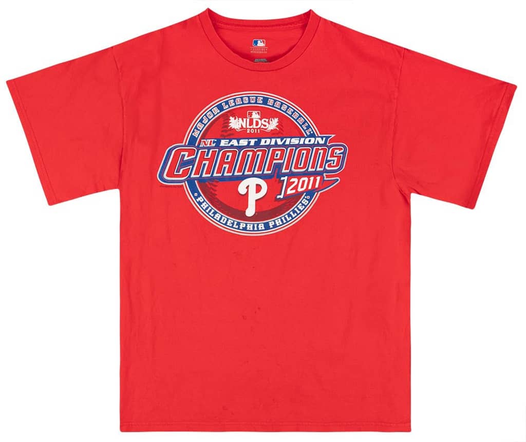 2011 Philadelphia Phillies East Division Champions MLB Tee XL
