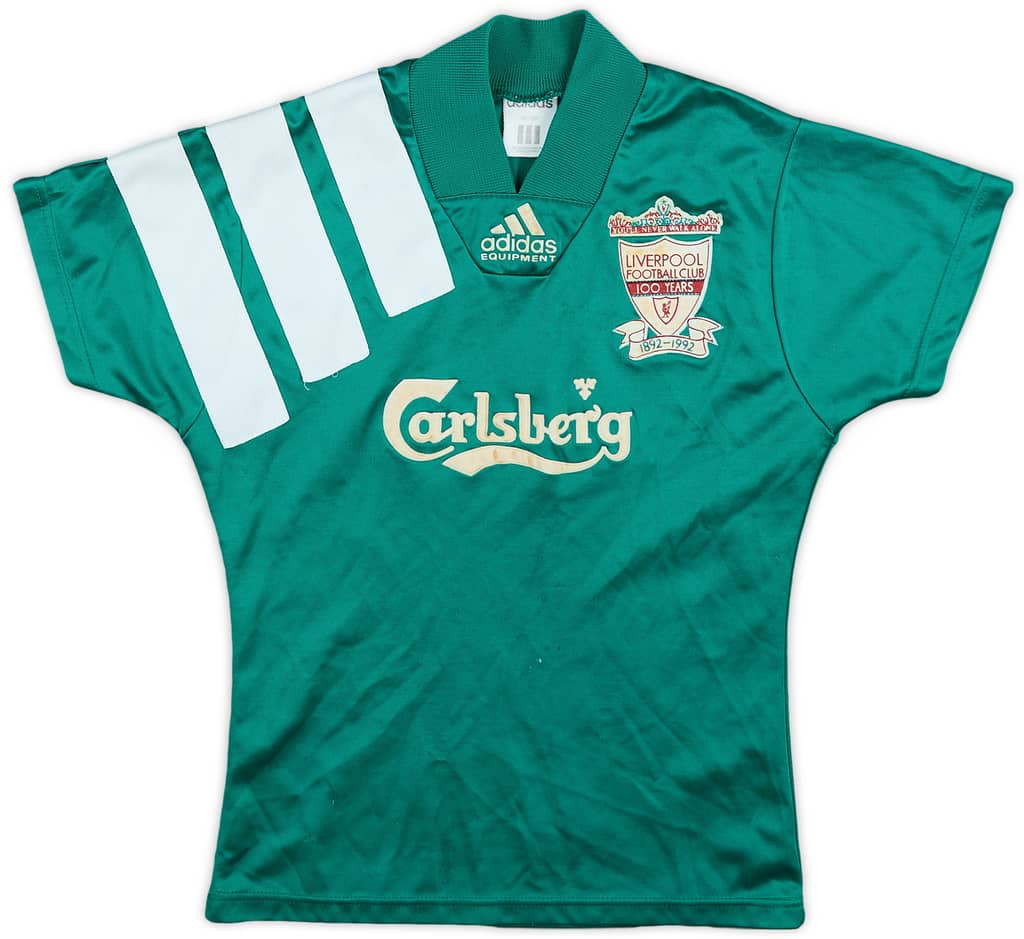 1992-93 Liverpool Centenary Away Shirt - 5/10 - (S.Boys)