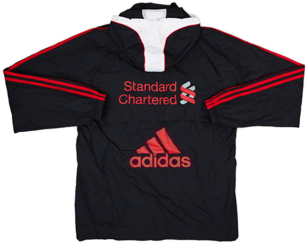 2010-11 Liverpool adidas Hooded Rain Jacket - 8/10 - (S)