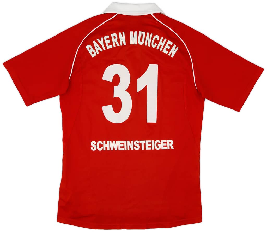 2005-06 Bayern Munich Home Shirt Schweinsteiger #31 - 8/10 - (S)