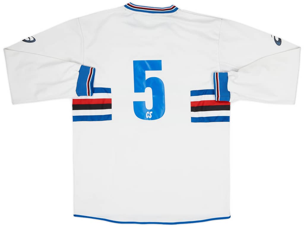 2003-04 Sampdoria Asics Training L/S Shirt #5 - 6/10 - (XL)