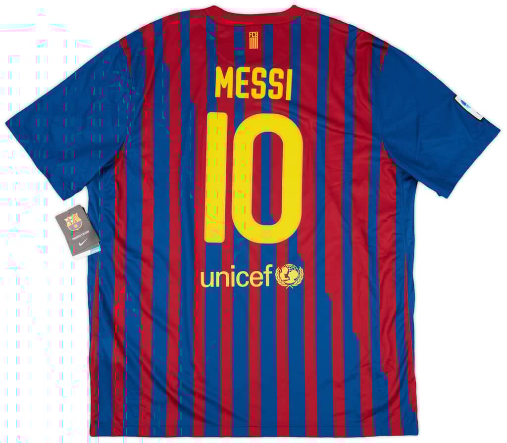 2011-12 Barcelona Home Shirt Messi #10 (XXL)