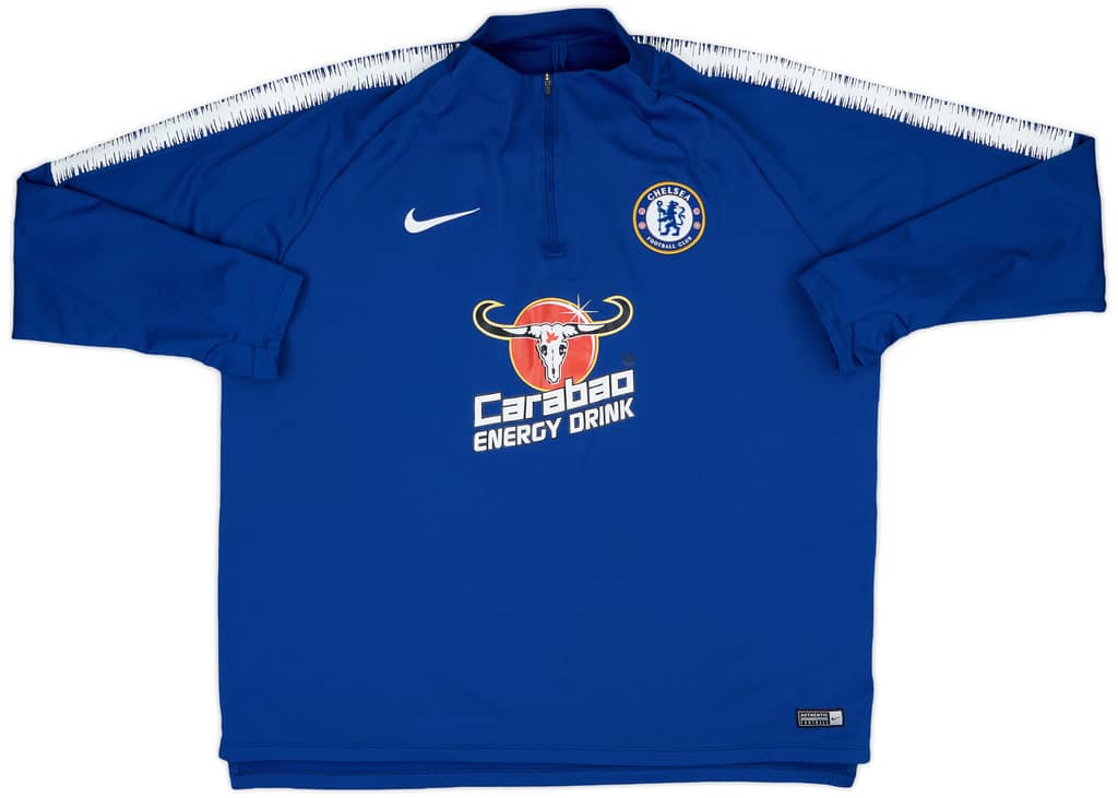 2017-18 Chelsea Nike 1/4 Zip Training Top - 7/10 - (XXL)