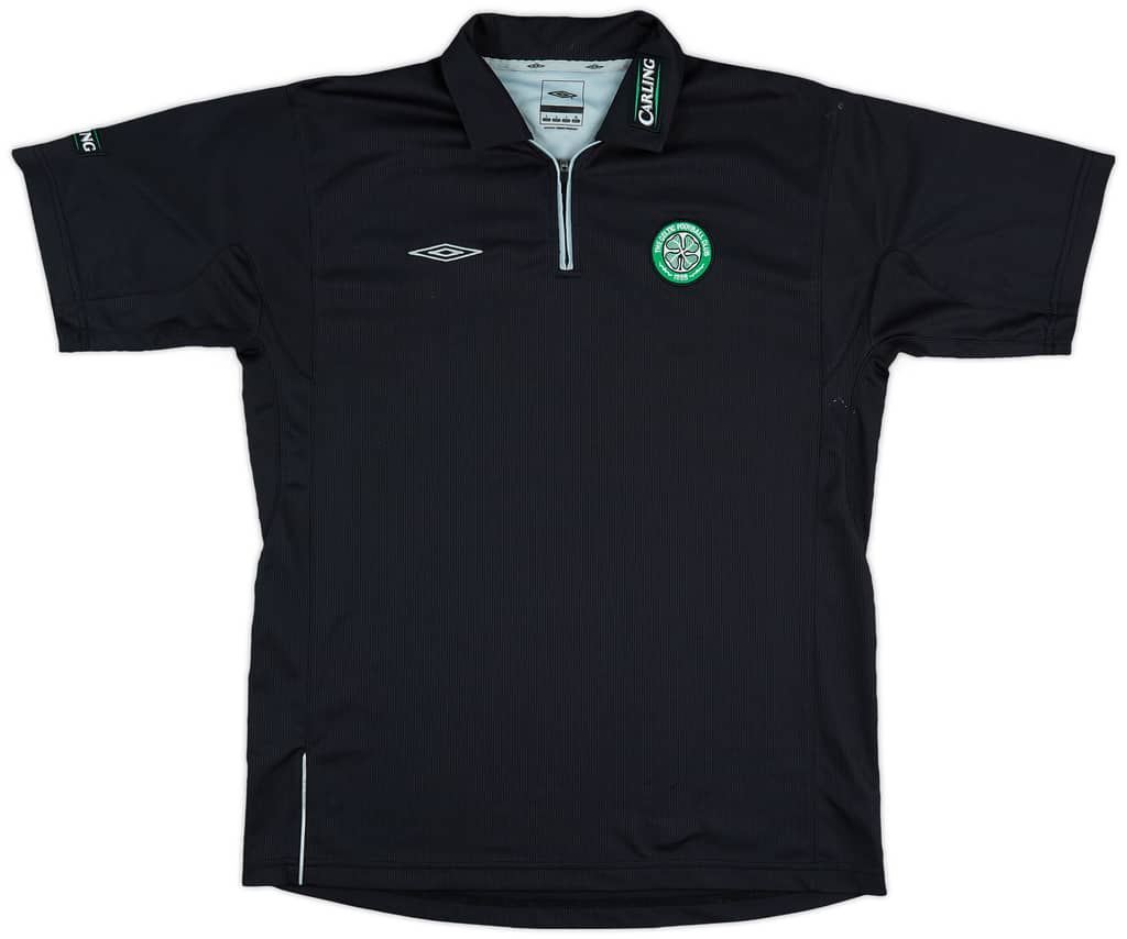 2005-06 Celtic Umbro 1/4 Zip Training Shirt - 9/10 - (L)