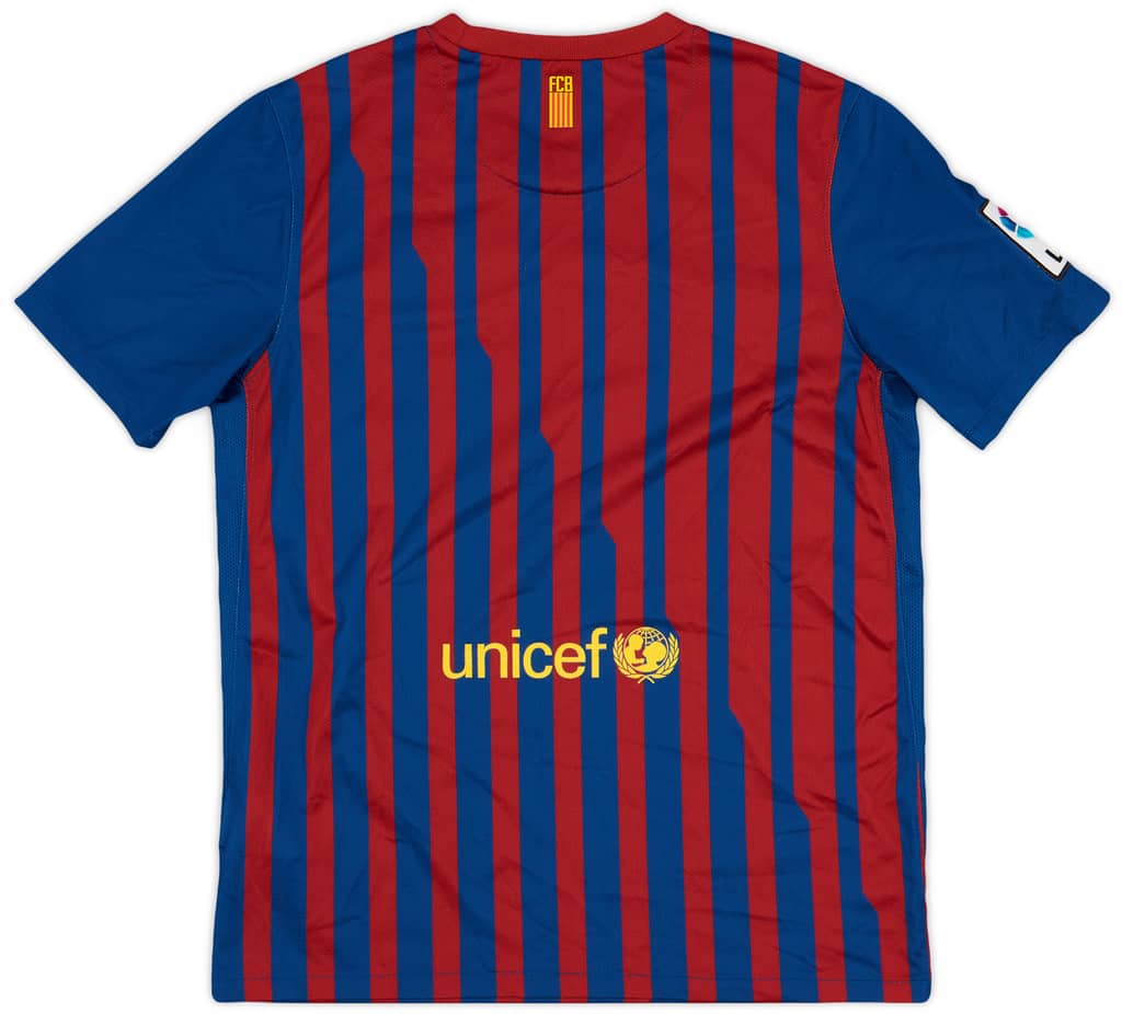 2011-12 Barcelona Home Shirt - 9/10 - (XL.Boys)