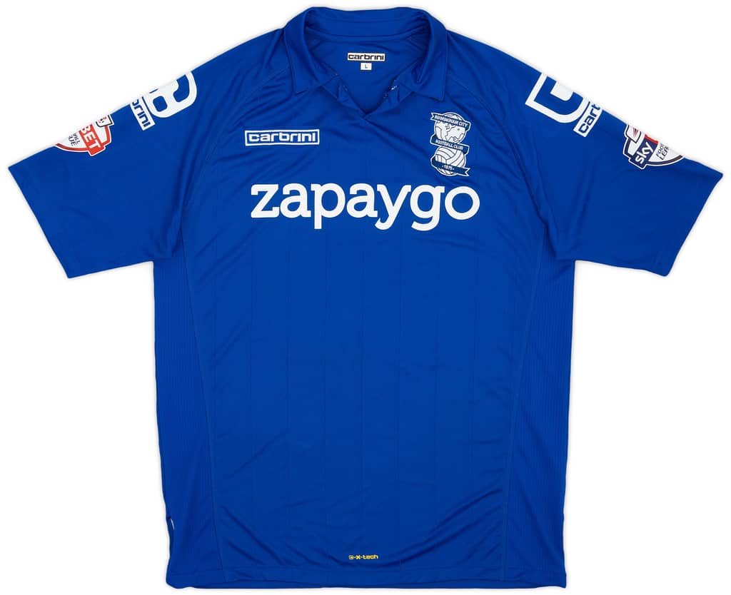 2014-15 Birmingham Match Issue Home Shirt Hancox #18