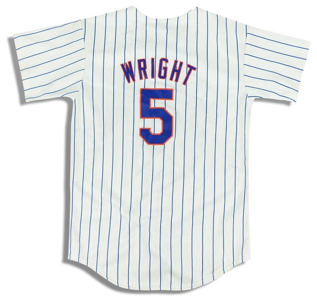 2012-13 New York Mets Wright #5 Majestic Jersey (Home) Y