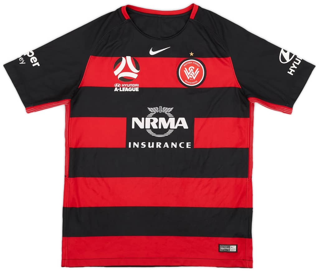 2017-18 Western Sydney Wanderers Home Shirt - 9/10 - (XL)